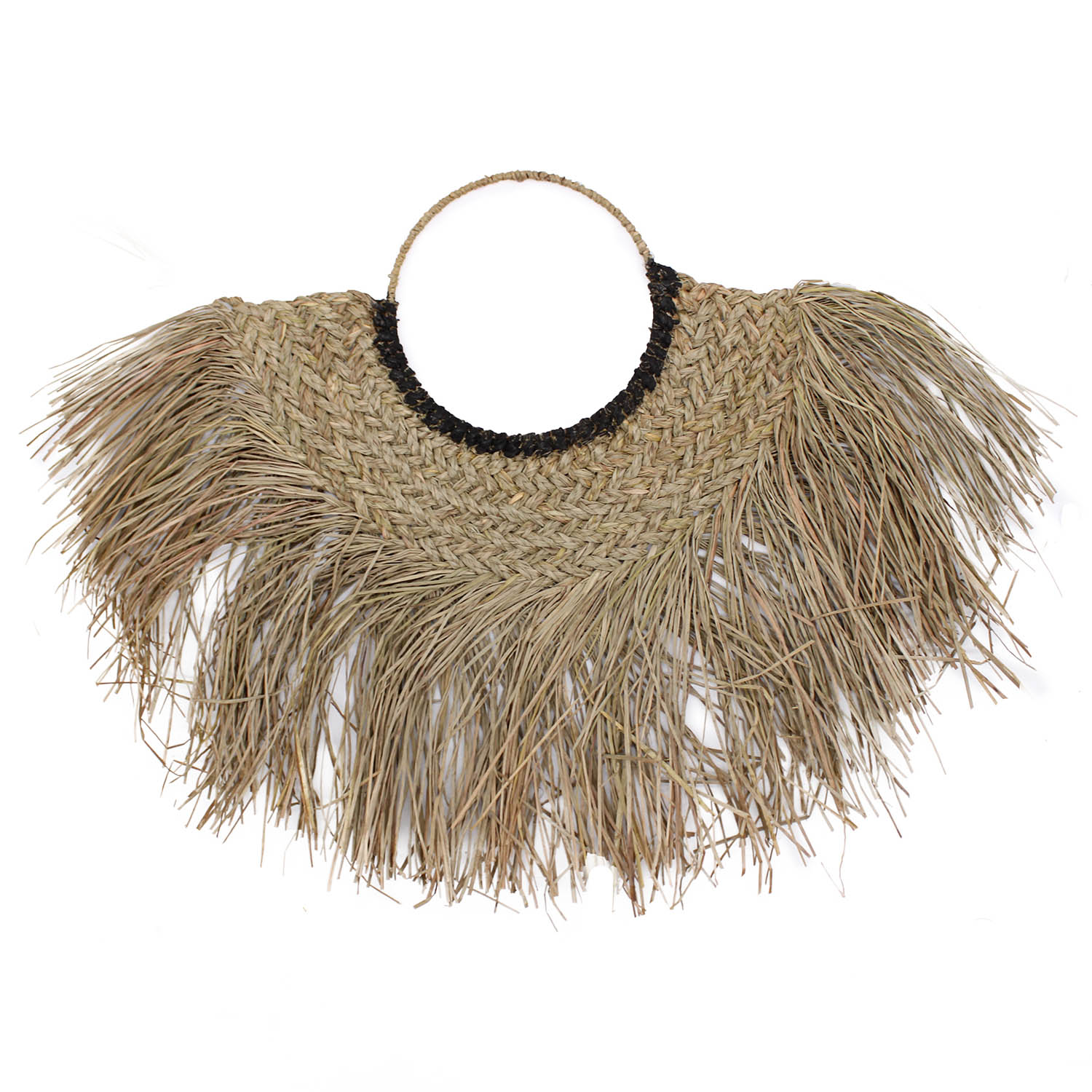 Set of 6 Natural Seagrass Wall Art – Bintang Collection1