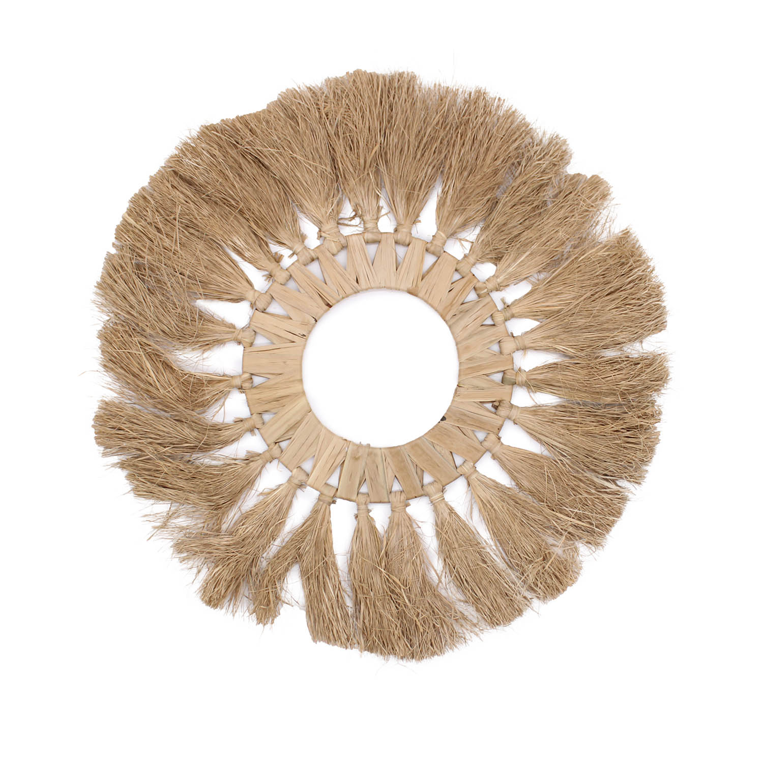 Set of 6 Natural Seagrass Wall Art – Bintang Collection2