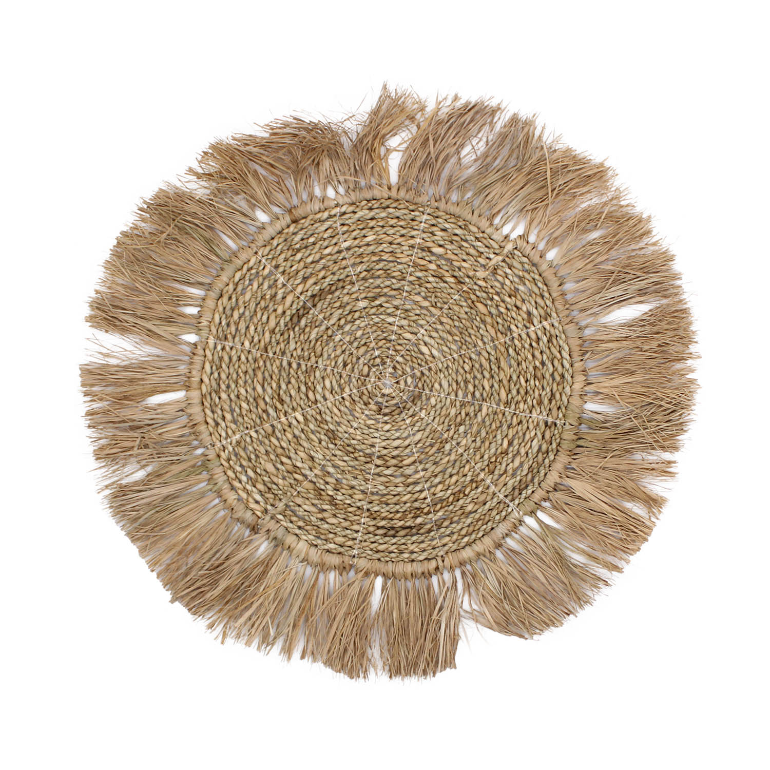 Set of 6 Natural Seagrass Wall Art – Abu-Abu Collection1