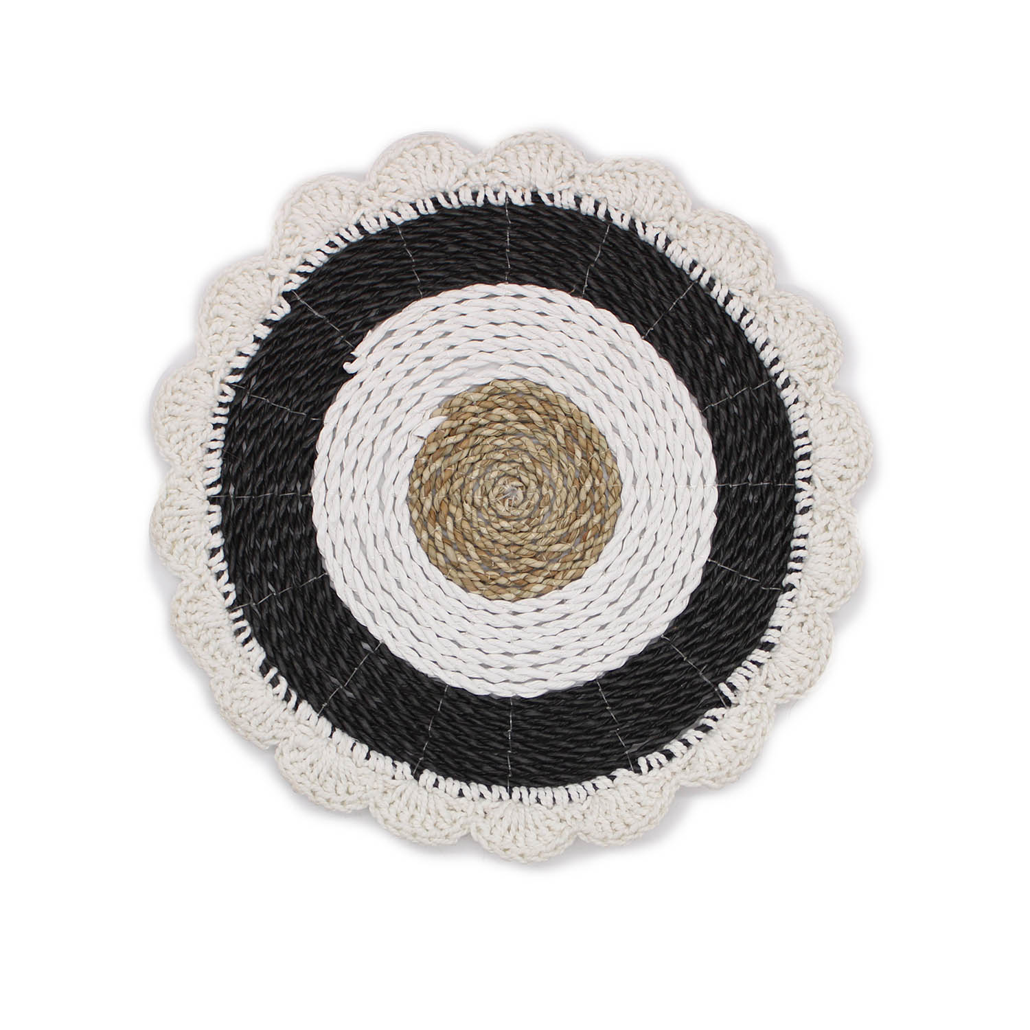 Set of 6 Natural Seagrass Wall Art – Abu-Abu Collection2