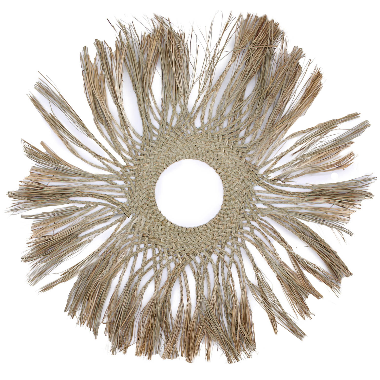 Set of 6 Natural Seagrass Wall Art – Abu-Abu Collection6