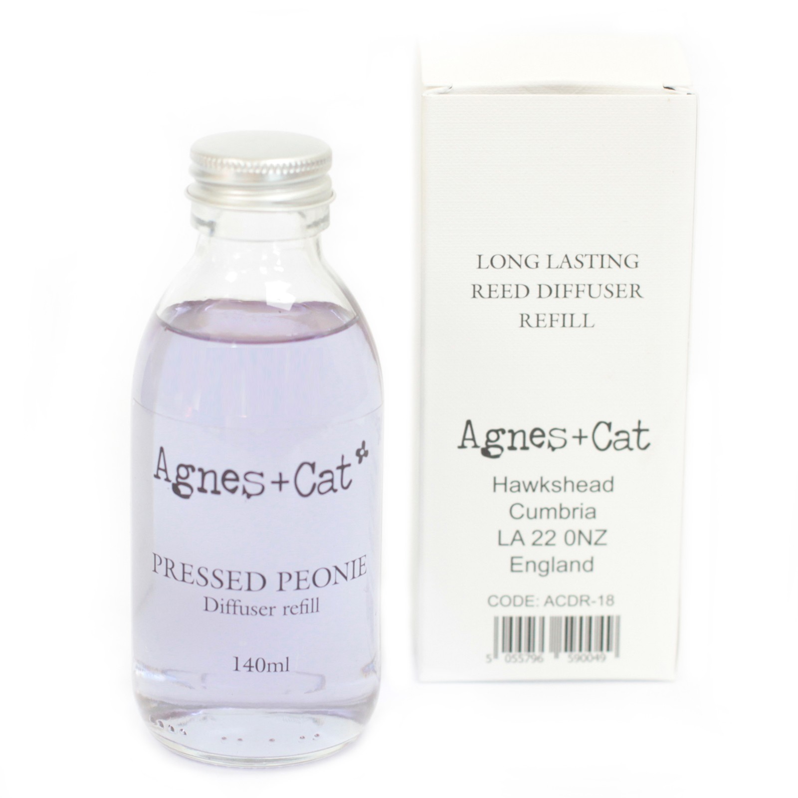 Agnes + Cat Pressed Peonies Reed Diffuser Refill (140ml)2