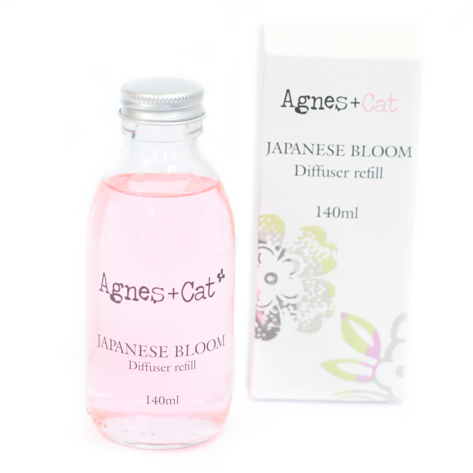 Agnes + Cat Japanese Bloom Reed Diffuser Refill (140ml)1