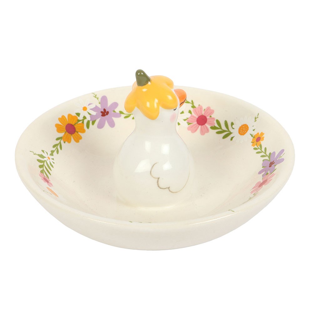 Daisy & Duck Ceramic Trinket Dish1