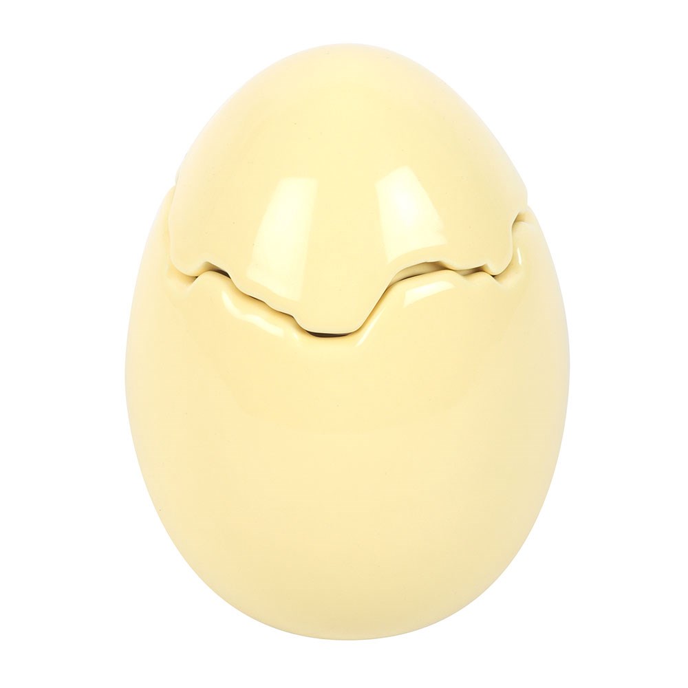 Citrus & Ginger Scented Ceramic Egg Candle2