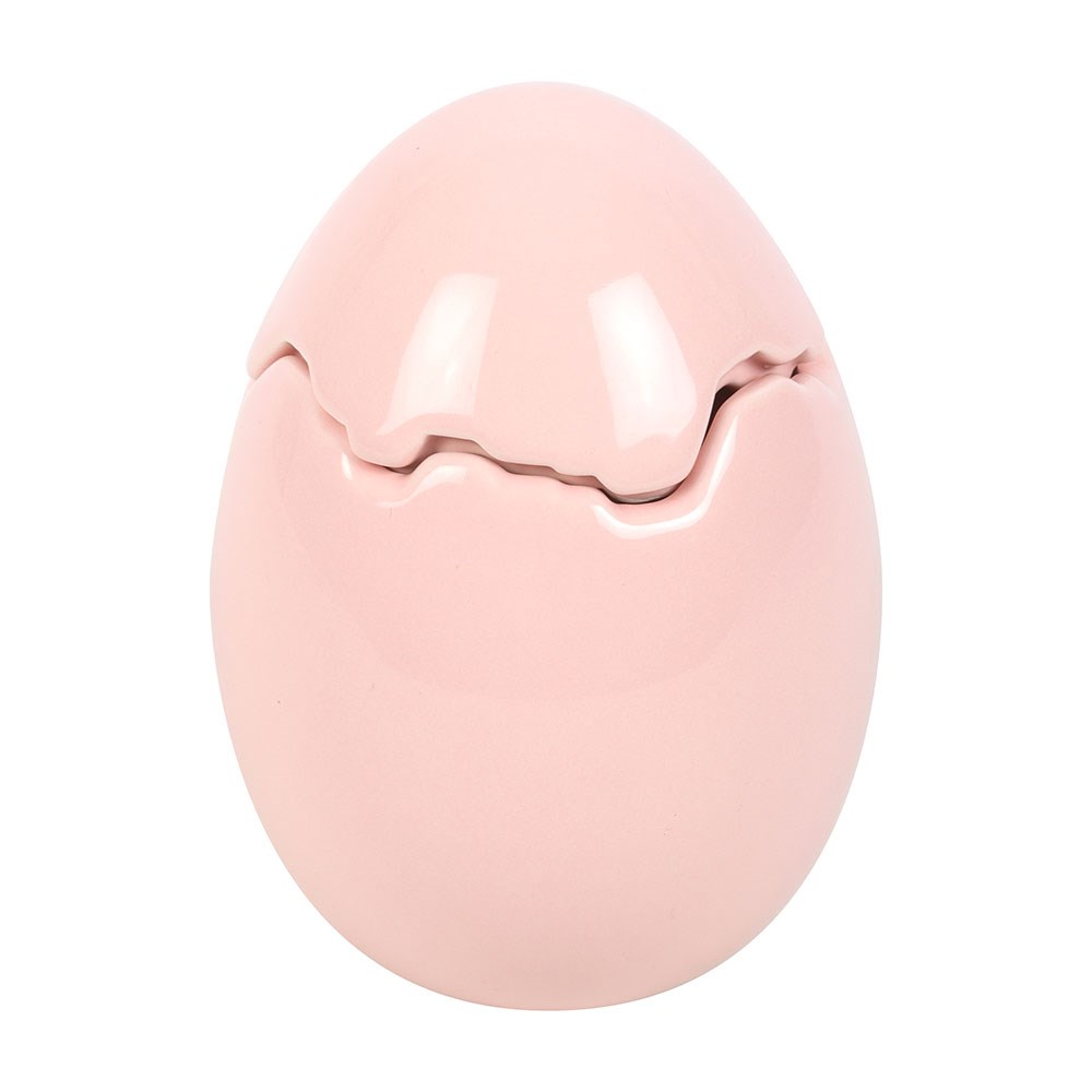 Wild Strawberry & Poppy Scented Ceramic Egg Candle2