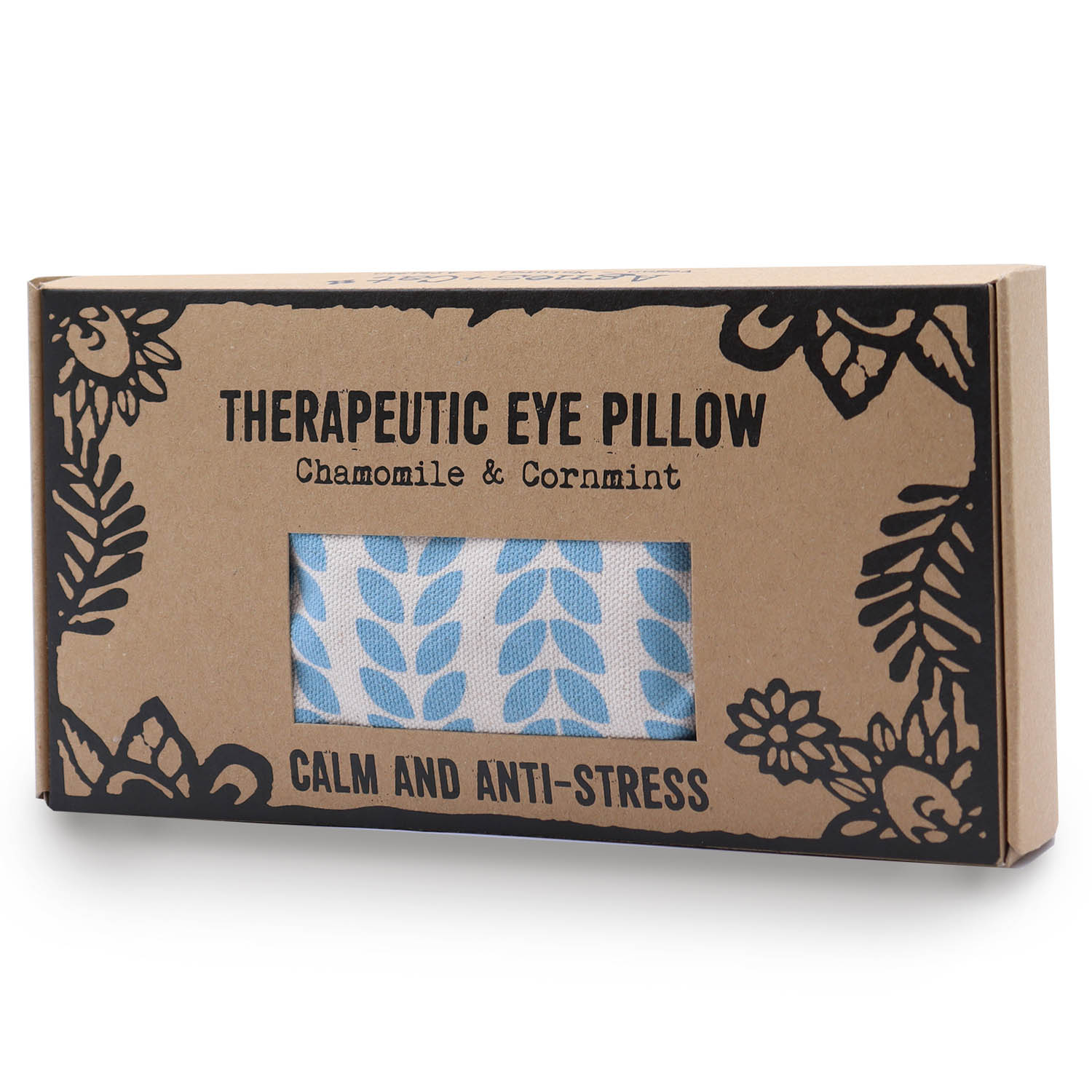 Agnes & Cat Therapeutic Eye Pillow - Calm and Anti-Stress - Chamomile & Cornmint