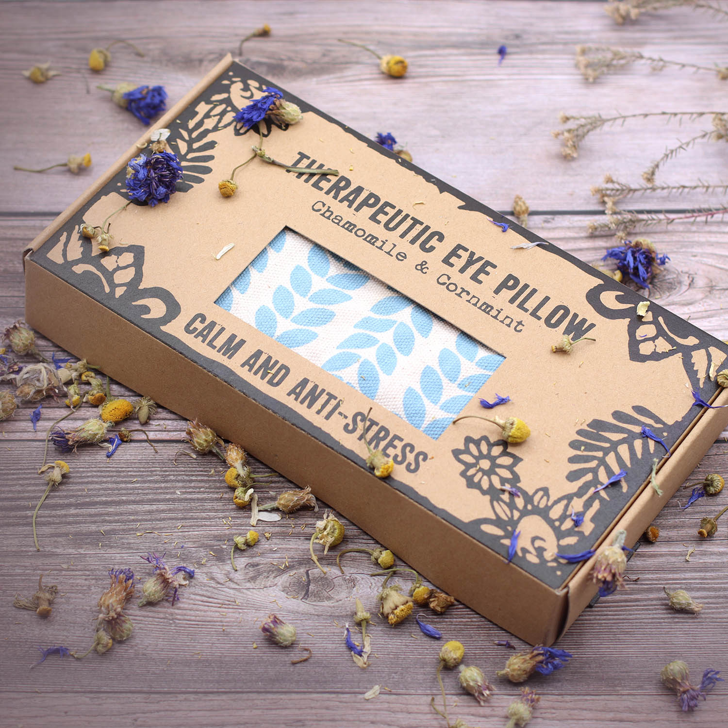 Agnes & Cat Therapeutic Eye Pillow - Calm and Anti-Stress - Chamomile & Cornmint1