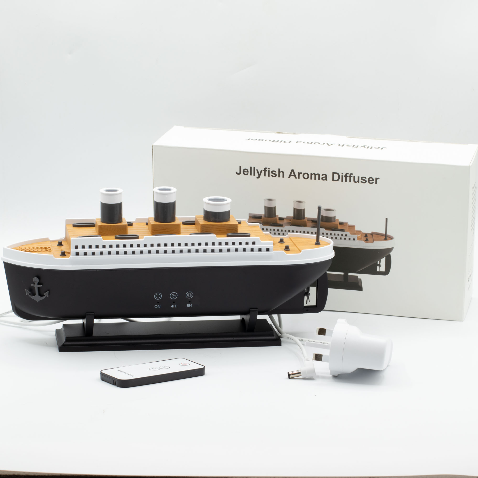 Titanic Style Ship Aroma Diffuser with Steam Puff Effect & Remote Control7