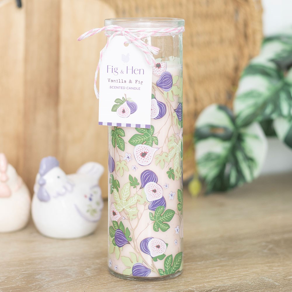Fig & Hen - Vanilla & Fig Scented Tube Candle3