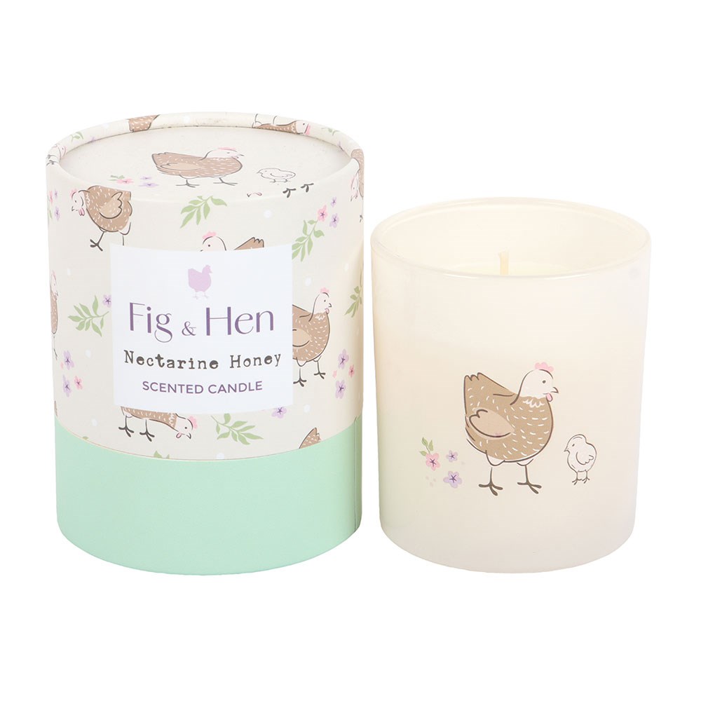 Fig & Hen - Nectarine Honey Scented Candle