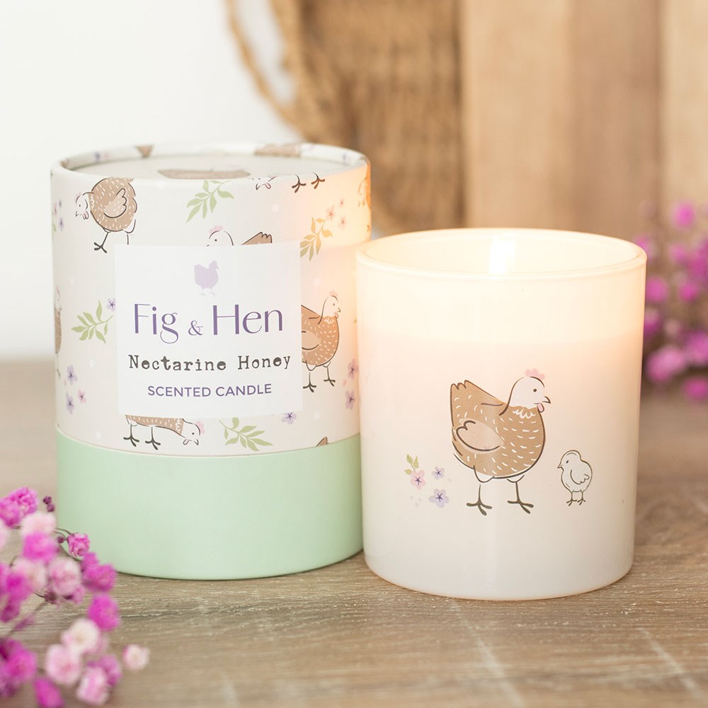 Fig & Hen - Nectarine Honey Scented Candle3