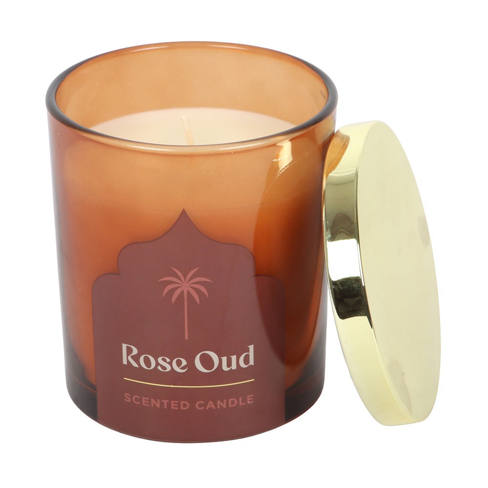 Arabian Nights Rose Oud Scented Candle (300g)1