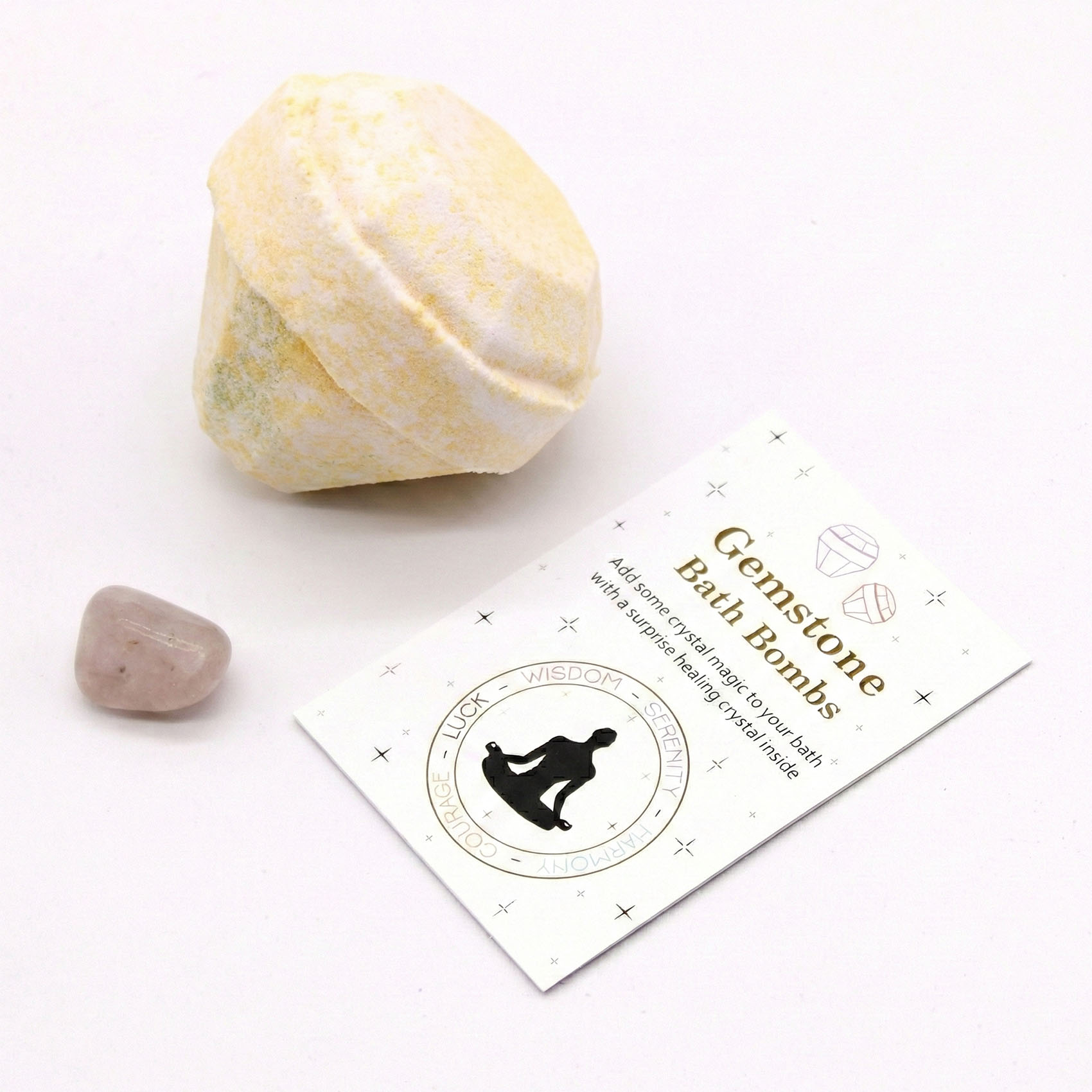 Gemstone Bath Bomb – Mistress Fragrance (With Surprise Crystal)