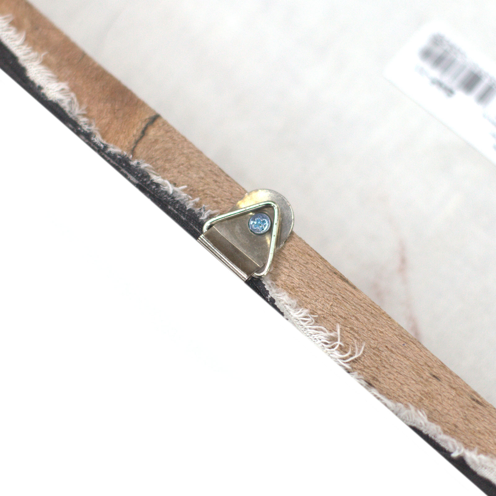 Hand-Painted Bronze Buddha & Blue Flower Canvas Wall Art - 75cm x 55cm4