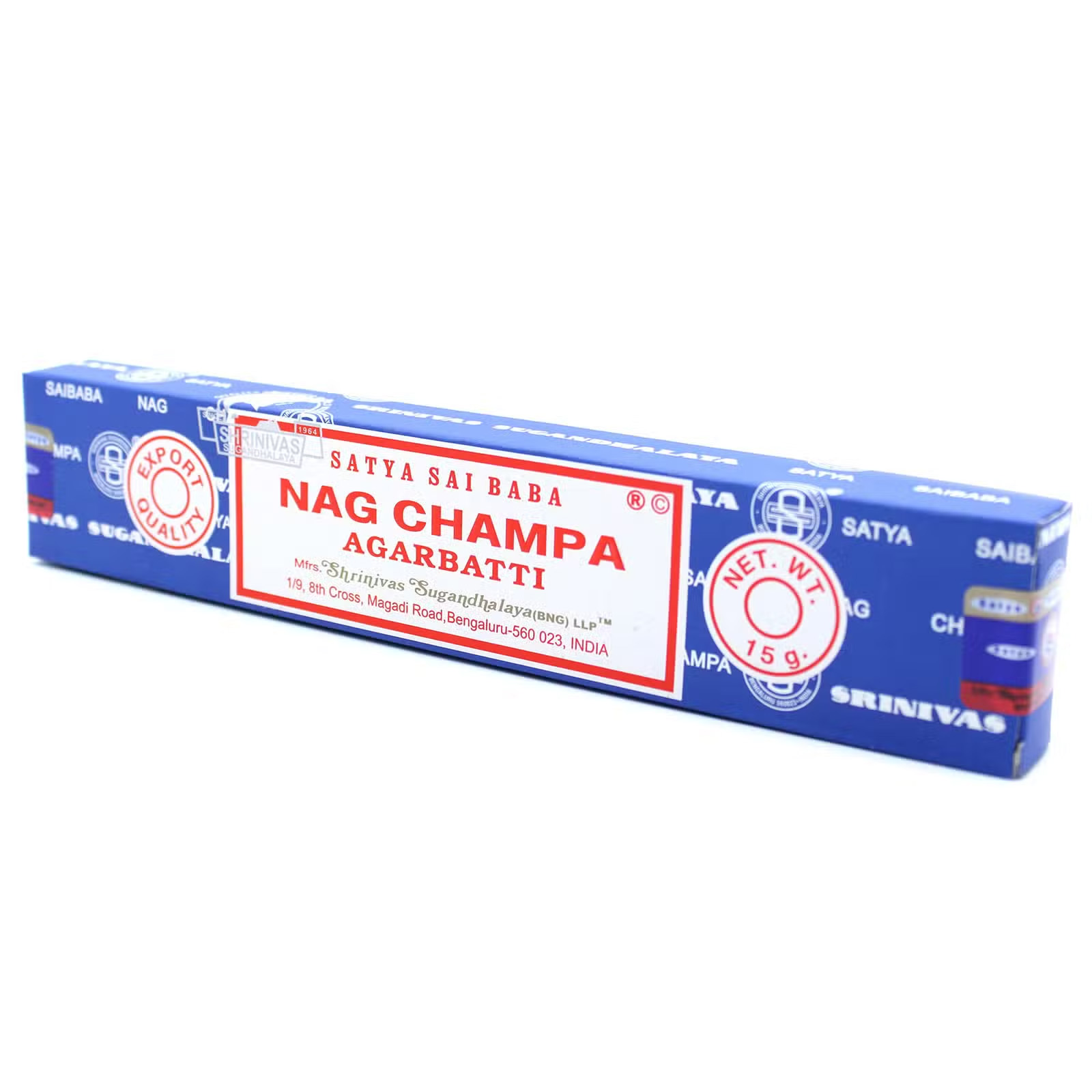 Satya Sai Baba Nag Champa Agarbatti (15g) - 12 Incense Sticks1
