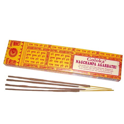 Goloka Nagchampa Agarbathi (16g) - 16 Incense Sticks