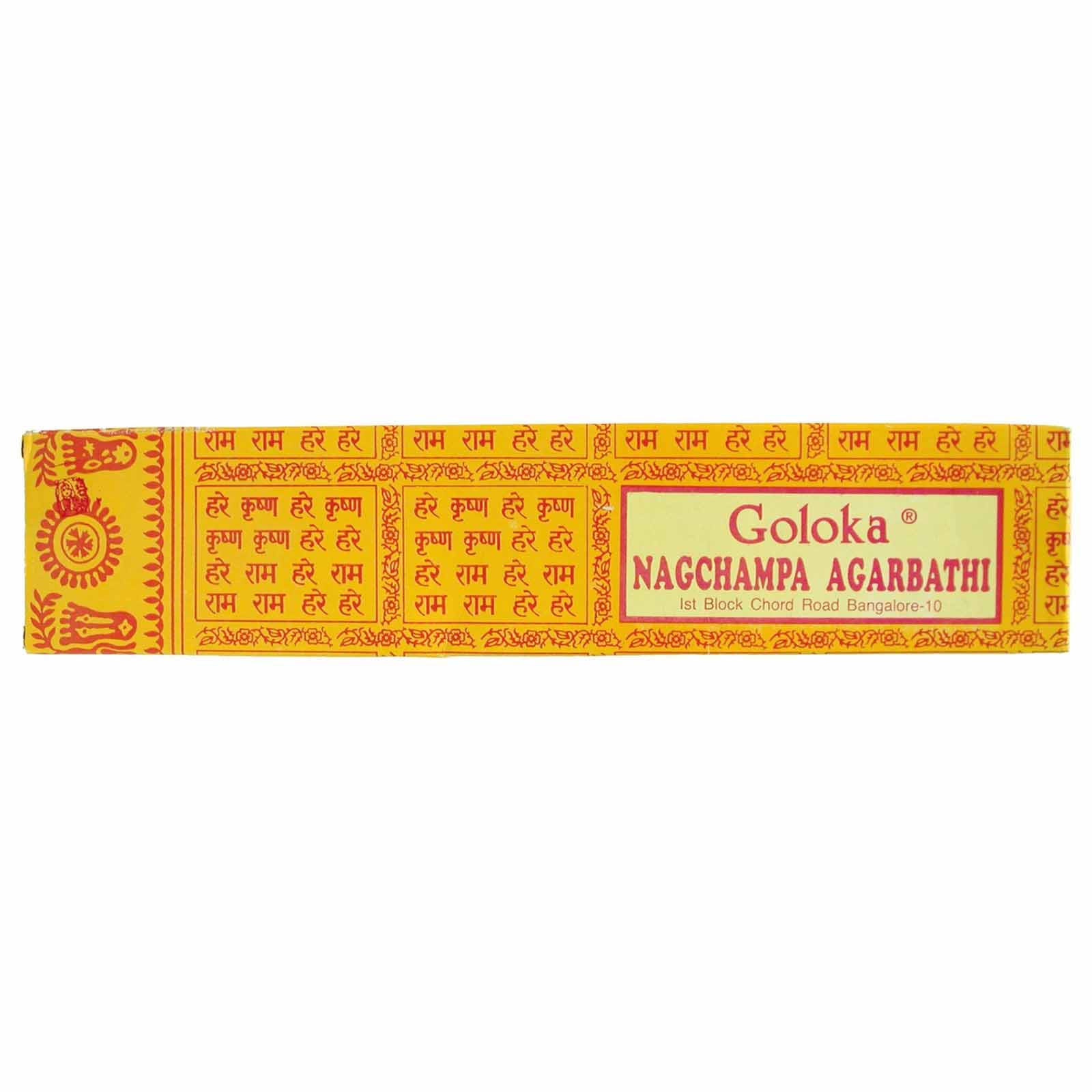 Goloka Nagchampa Agarbathi (16g) - 16 Incense Sticks1