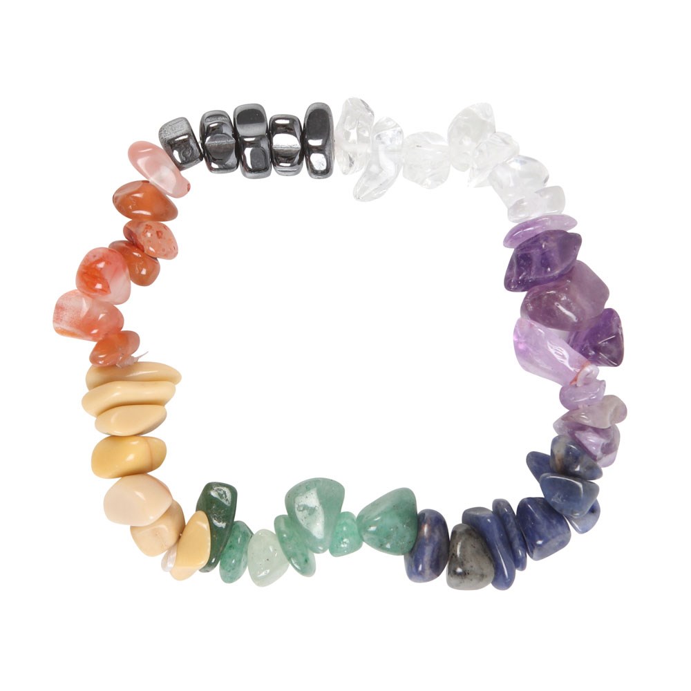 Chakra Balancing Crystal Chip Bracelet1
