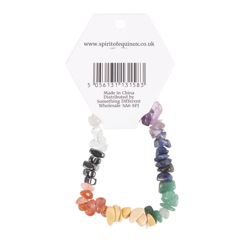 Chakra Balancing Crystal Chip Bracelet2