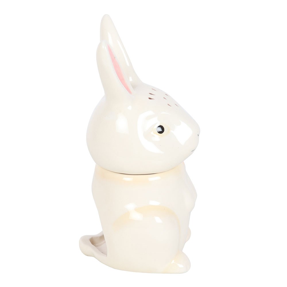 White Ceramic Bunny Oil Burner4