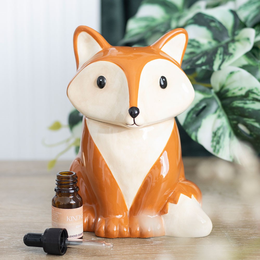 Fox Ceramic Oil Burner & Wax Warmer4