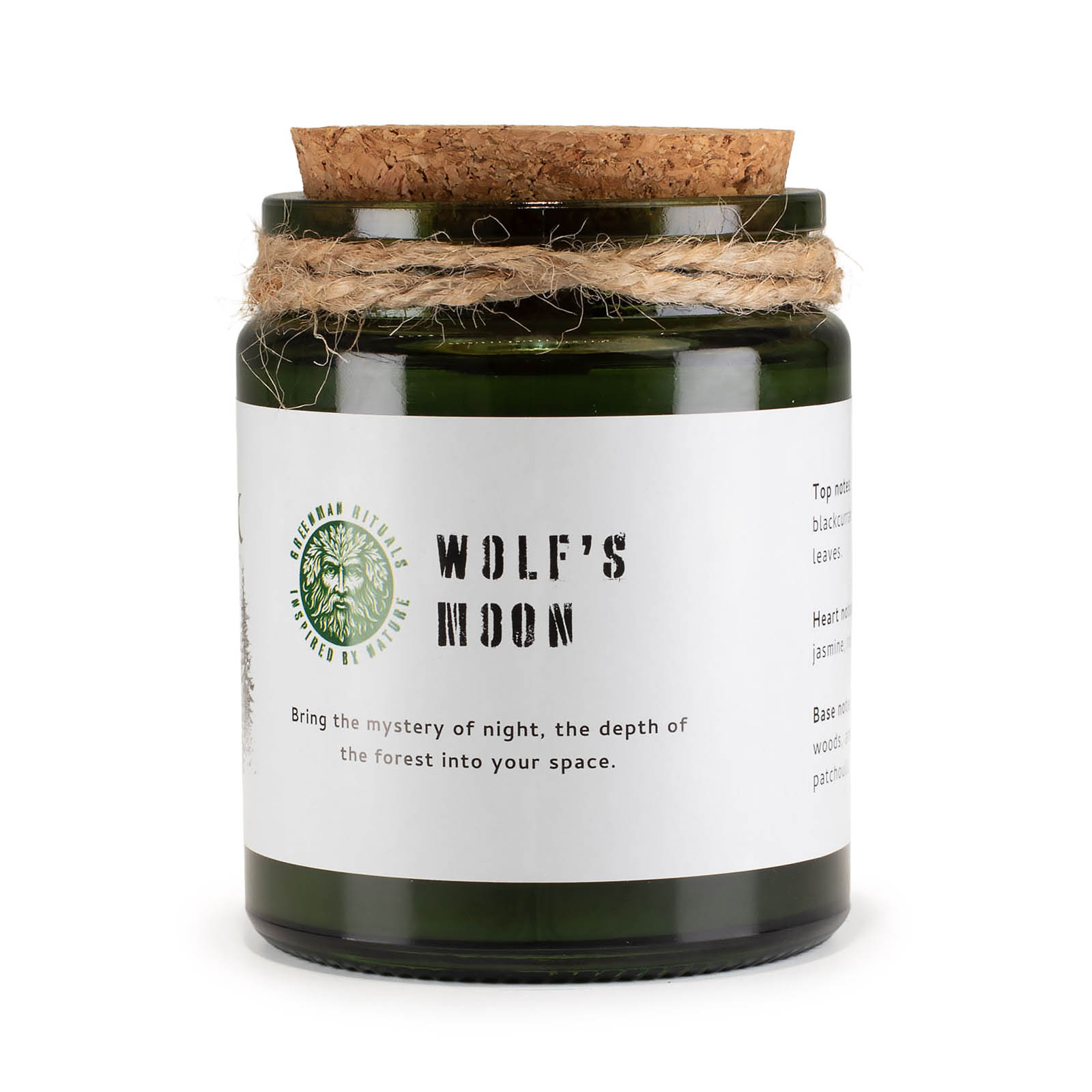 Greenman Rituals Wolf's Moon Woodwick Soy Candle