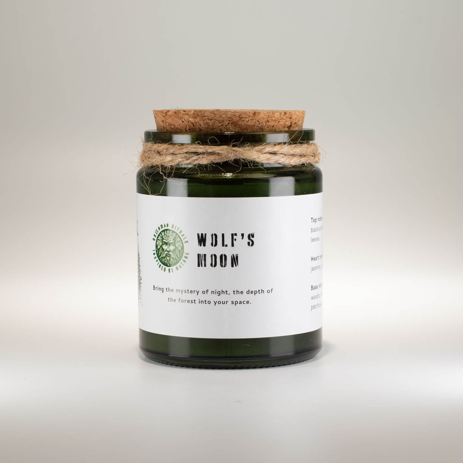 Greenman Rituals Wolf's Moon Woodwick Soy Candle2