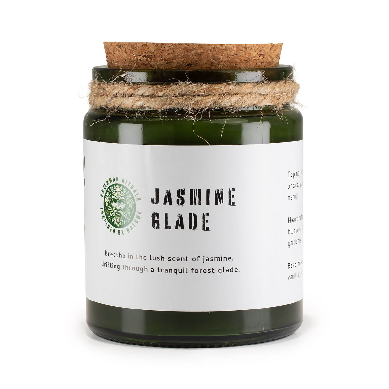 Greenman Rituals Jasmine Glade Woodwick Soy Candle