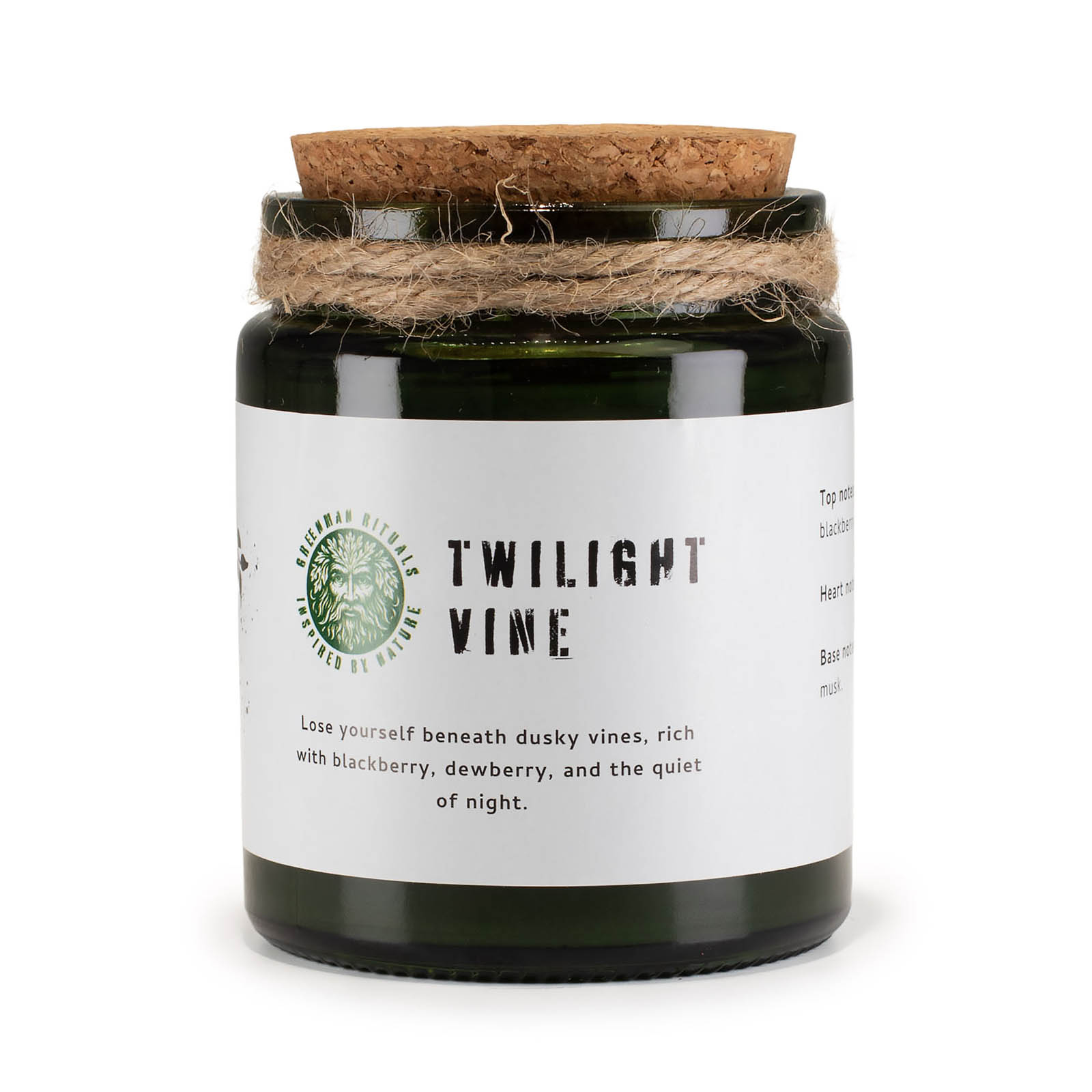 Greenman Rituals Twilight Vine Woodwick Soy Candle