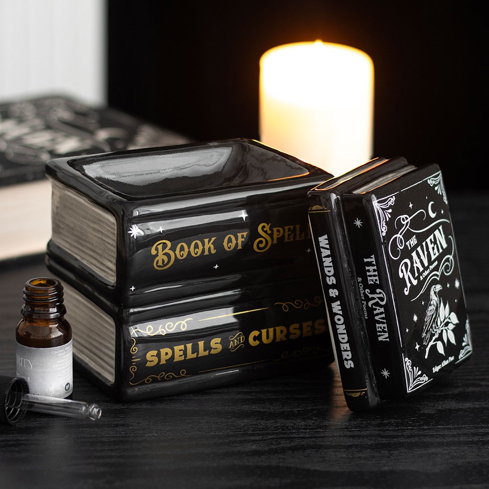 Stacked Book of Spells Oil Burner & Wax Warmer4