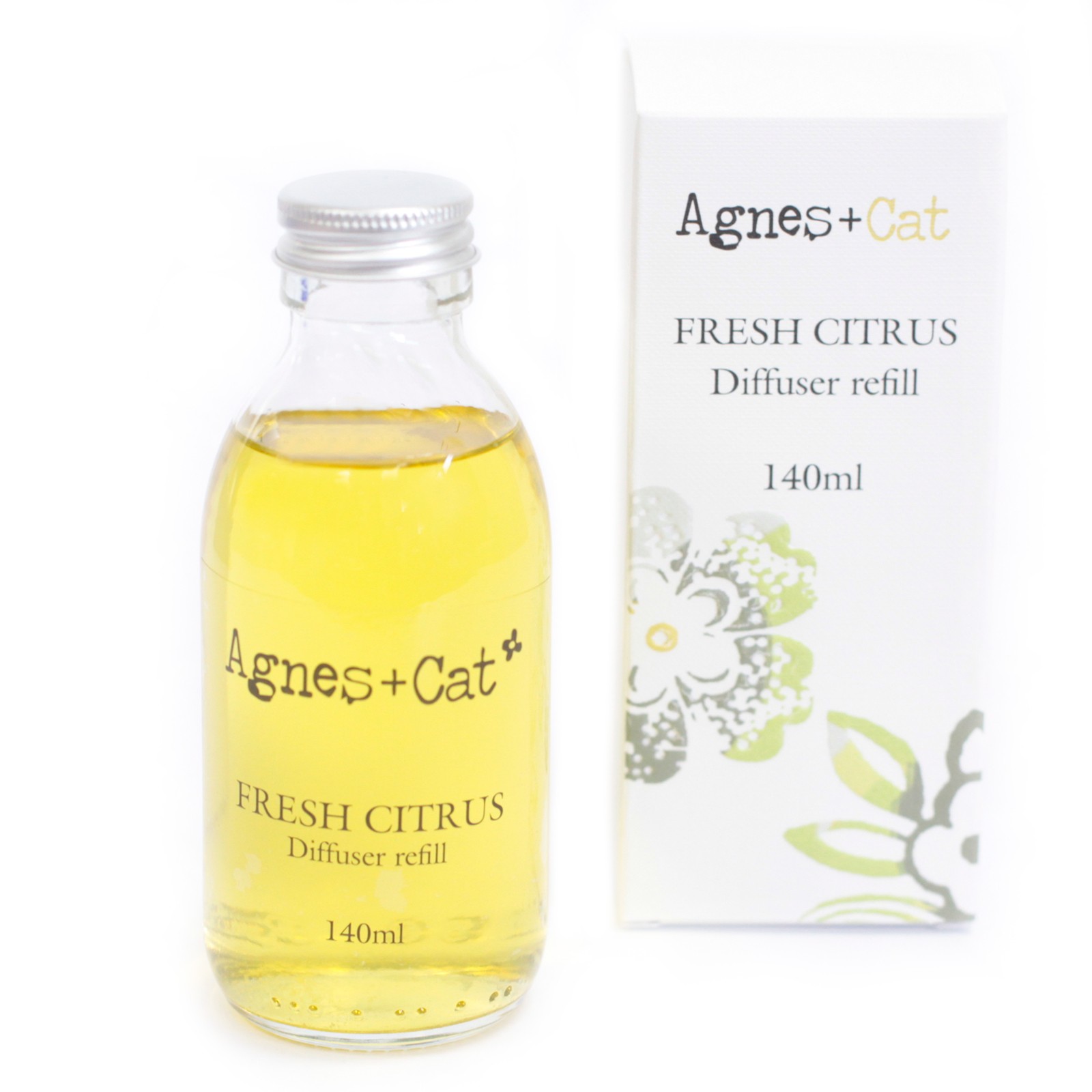 Agnes + Cat Fresh Citrus Reed Diffuser Refill (140ml)1