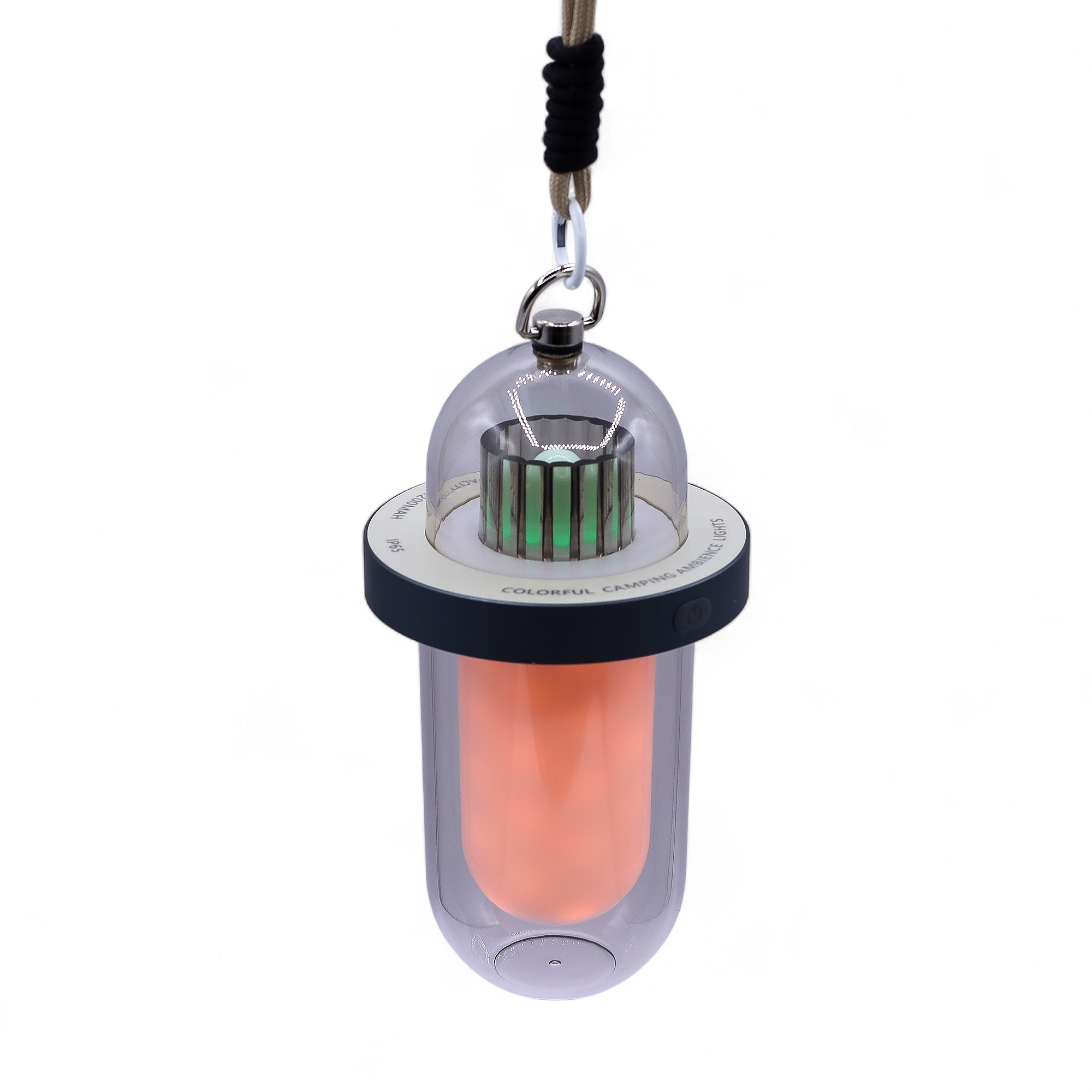 Rechargeable Outdoor Flame Effect Lamp - White USB-C & Multi-Colour LED