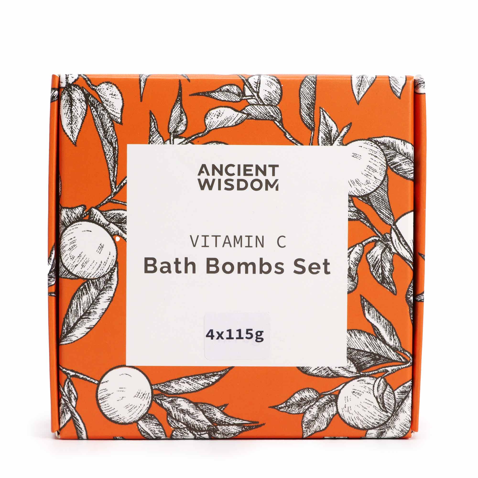 Revitalising Vitamin C & Citrus Bath Bombs - Set of 4