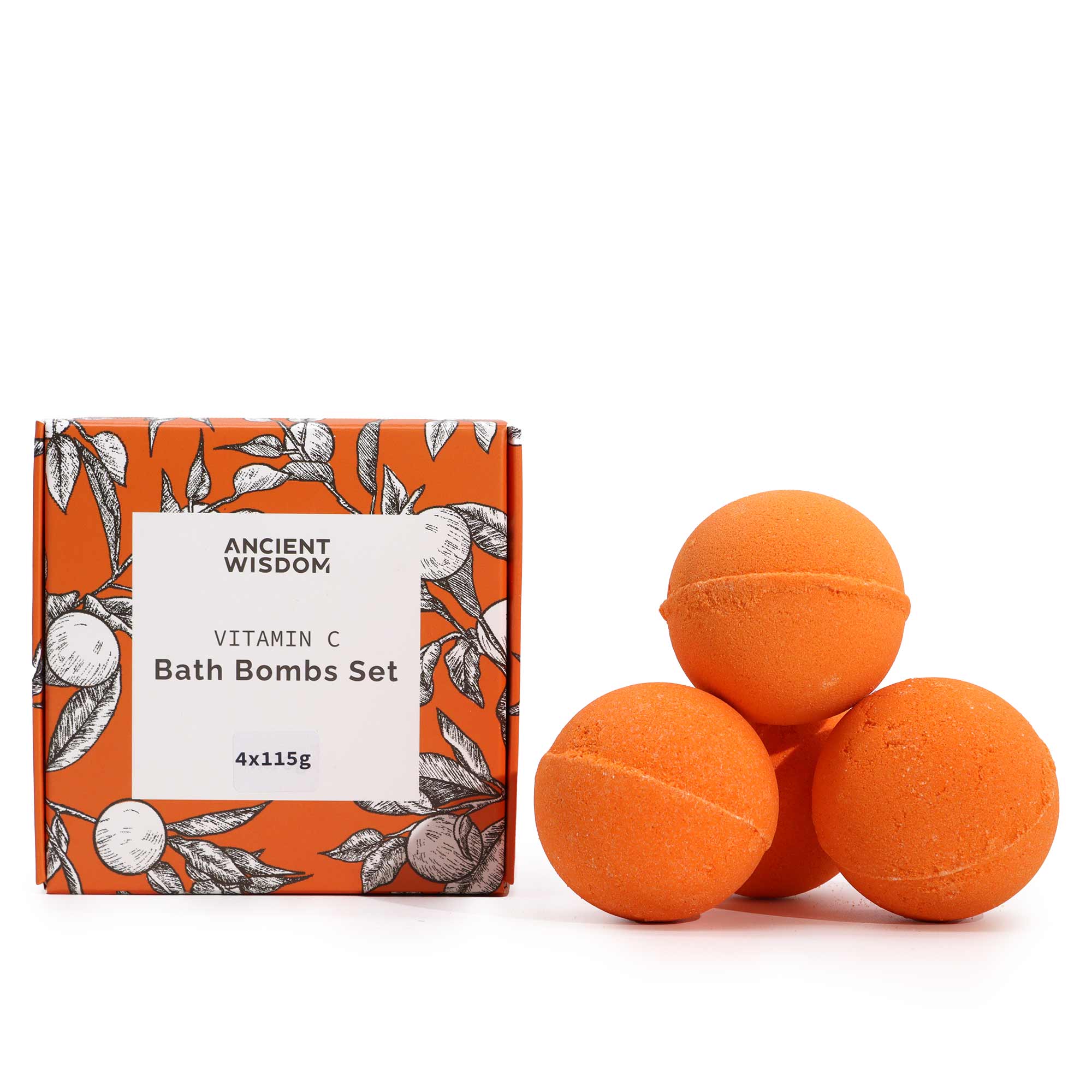 Revitalising Vitamin C & Citrus Bath Bombs - Set of 42