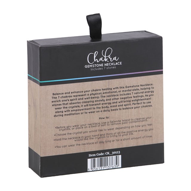 Chakra Gemstone Crystal Necklace Kit4