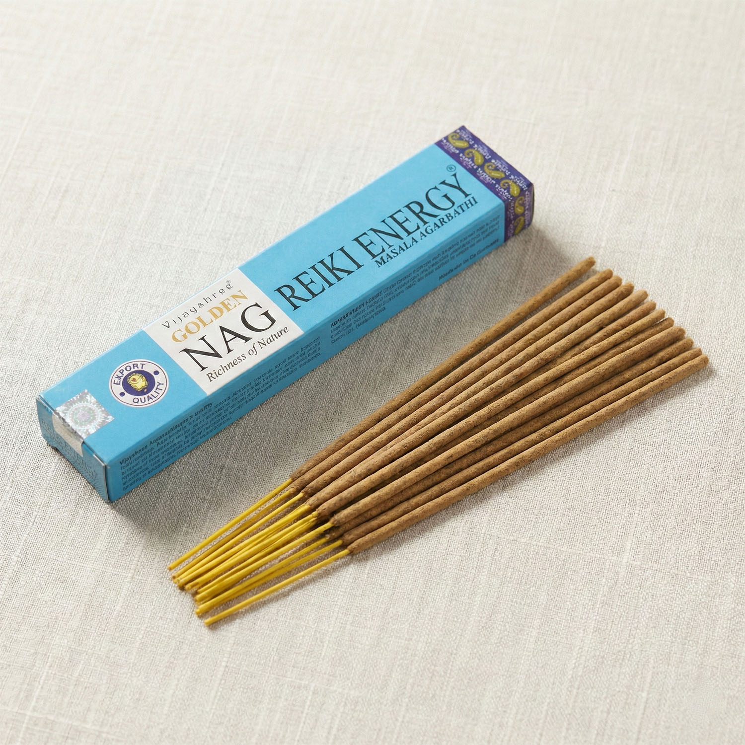Vijayshree Golden Nag - Reiki Energy Incense Sticks (15g)