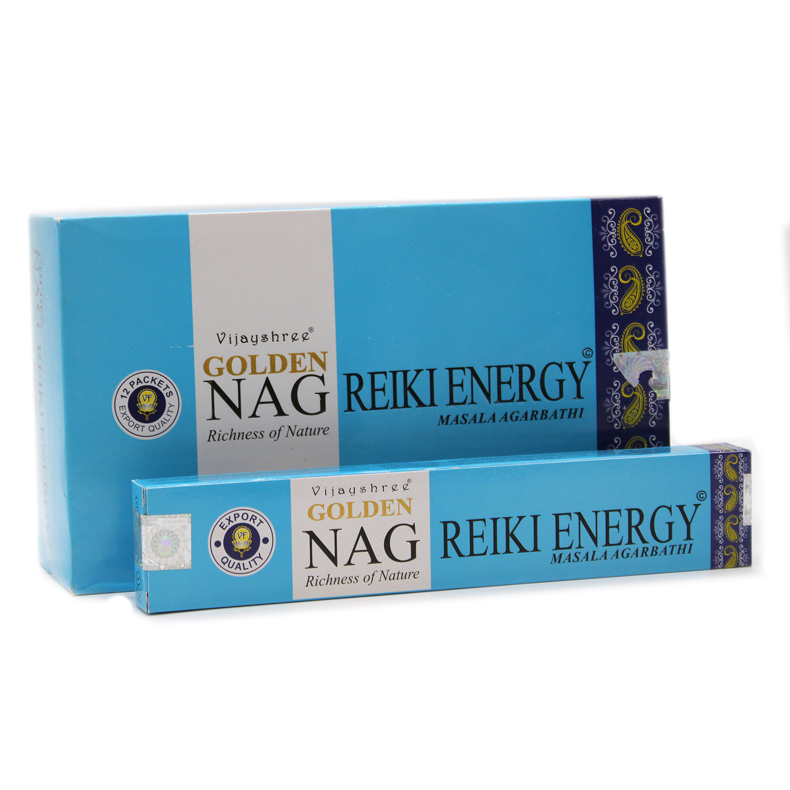 Vijayshree Golden Nag - Reiki Energy Incense Sticks (15g)1