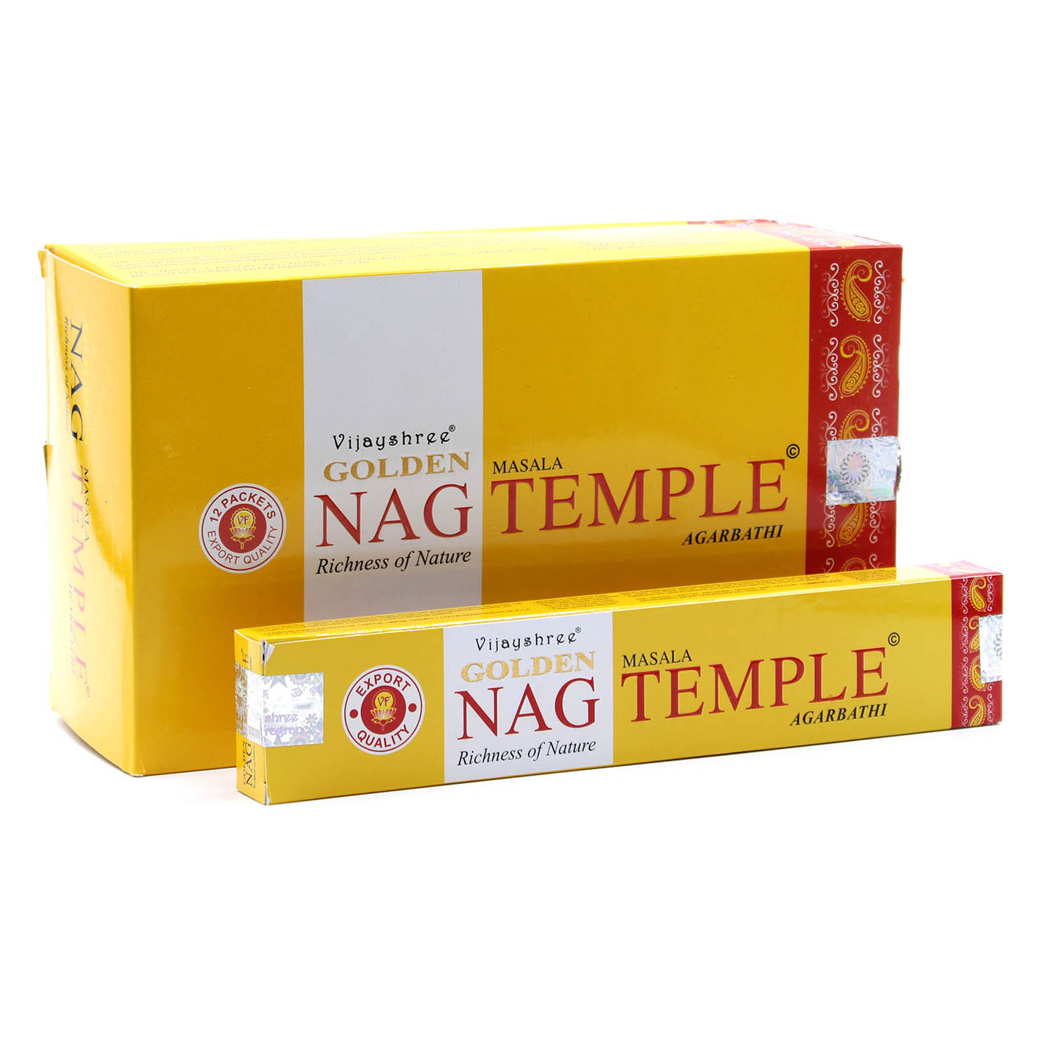 Vijayshree Golden Nag - Masala Temple Incense Sticks (15g)1