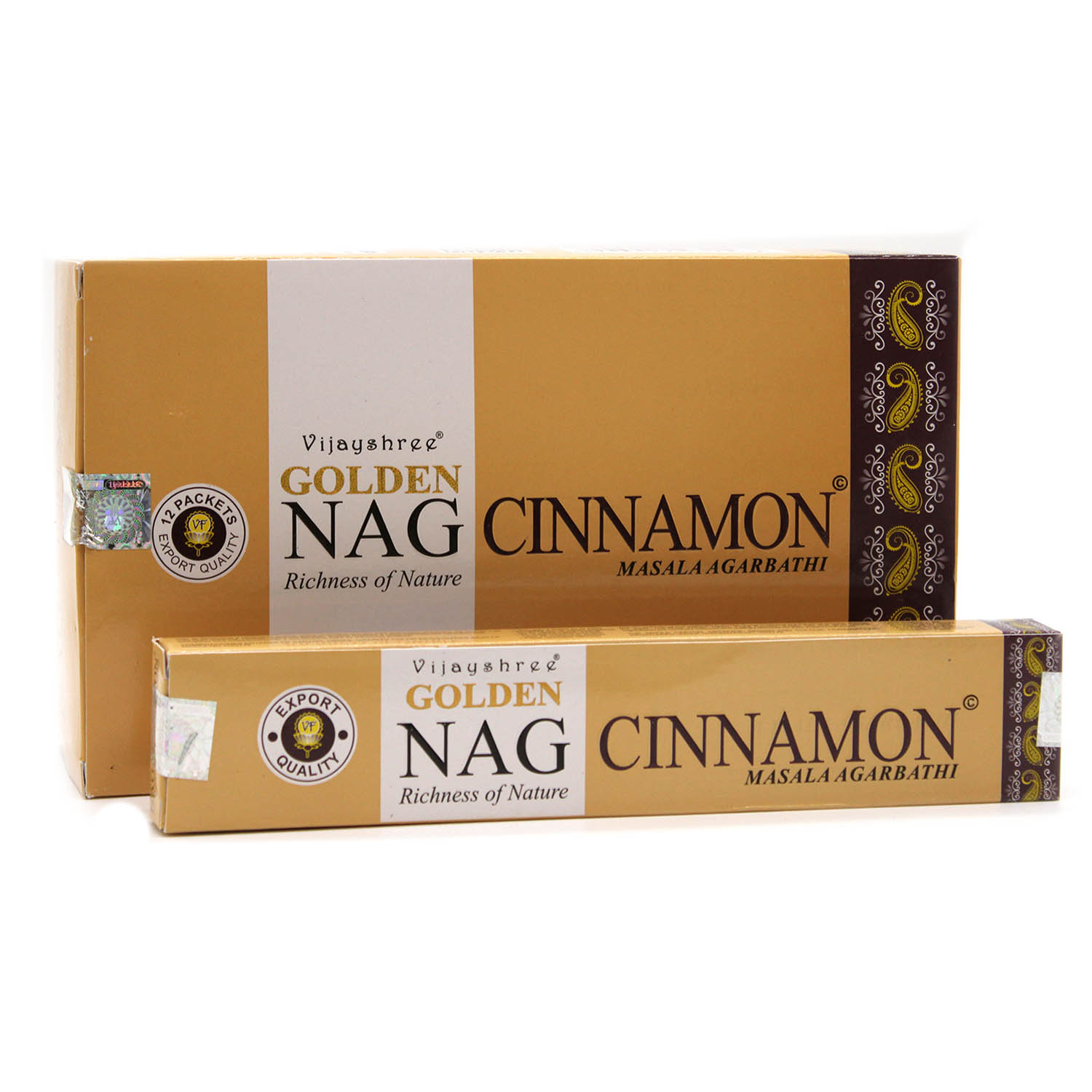 Vijayshree Golden Nag - Cinnamon Incense Sticks (15g)1