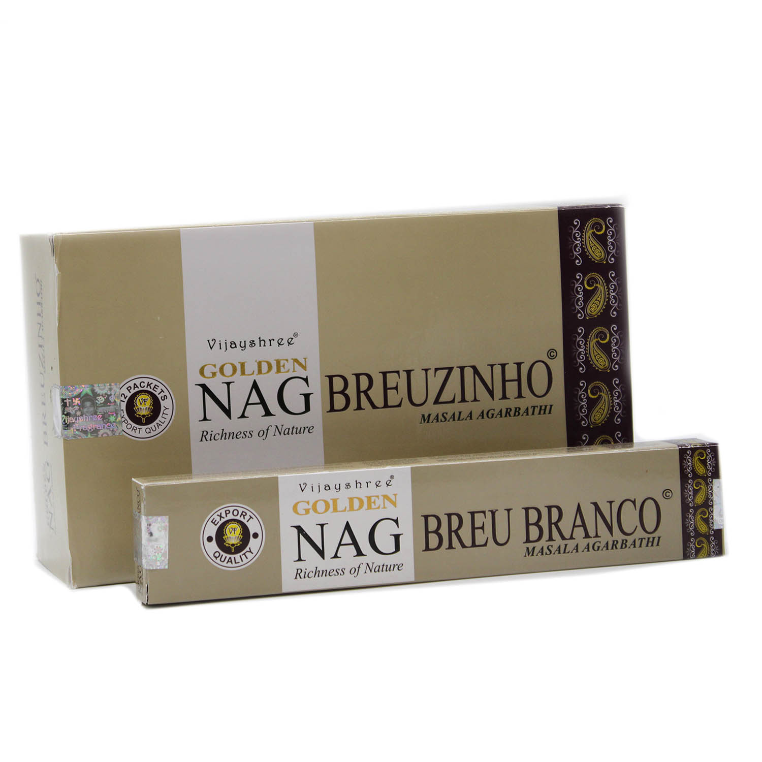Vijayshree Golden Nag - Breu Branco (Amazon Resin) Incense Sticks (15g)1