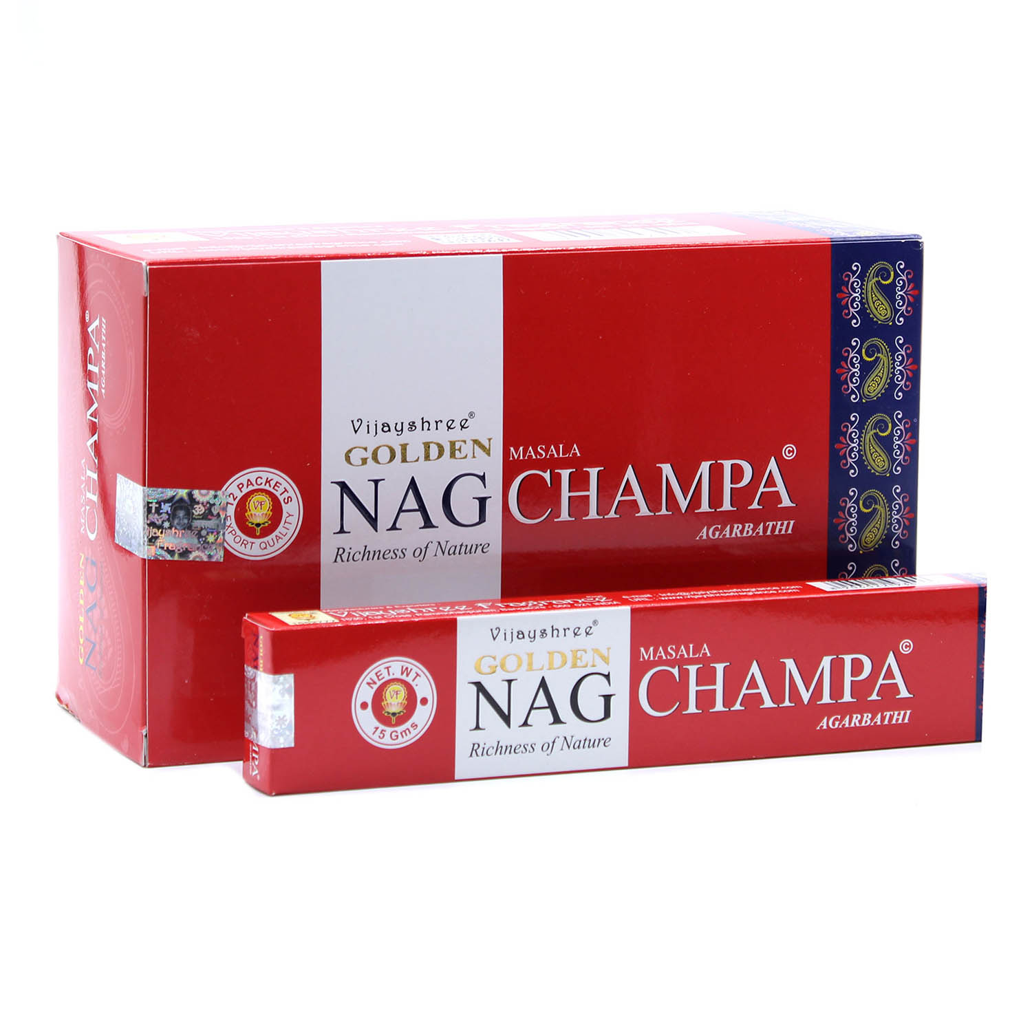 Vijayshree Golden Nag - Champa Incense Sticks (15g)1