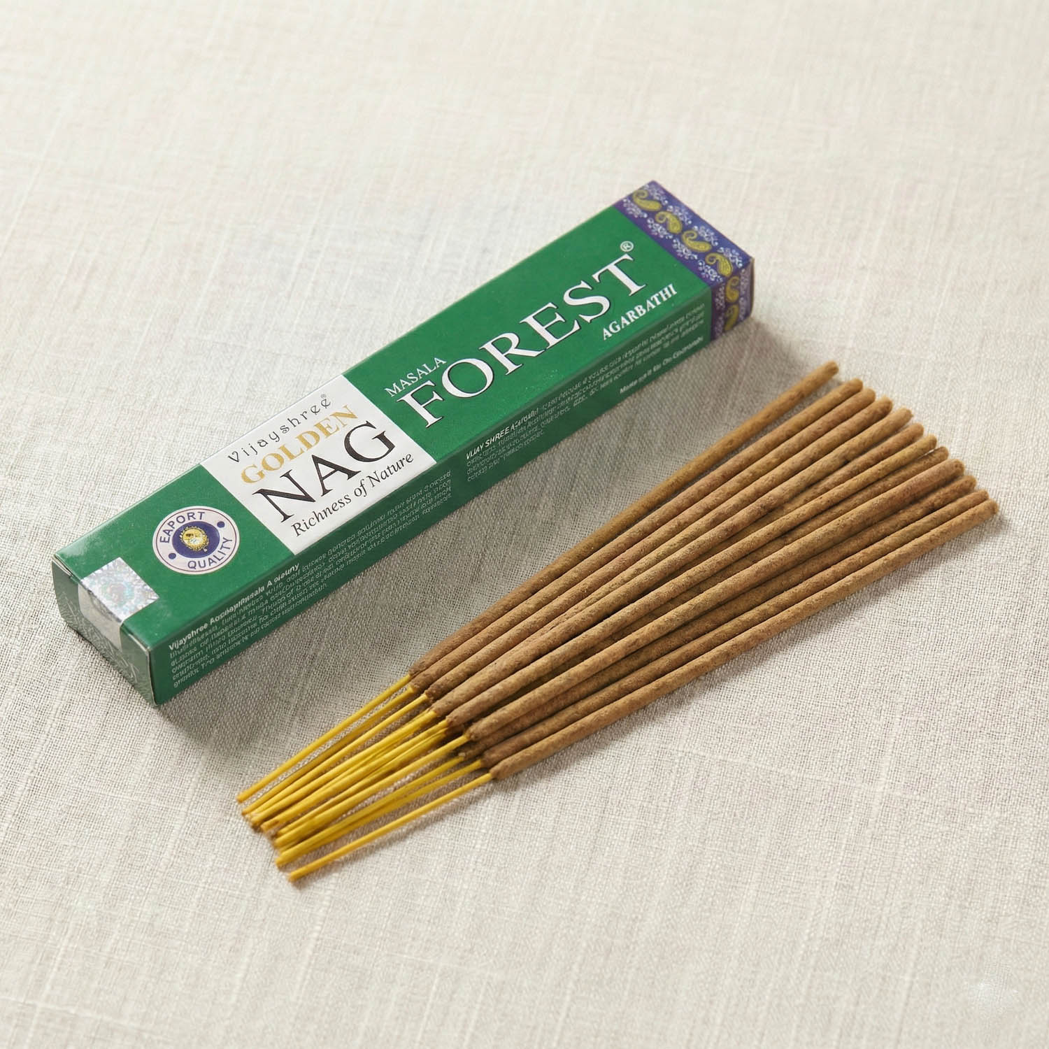 Vijayshree Golden Nag - Forest Incense Sticks (15g)