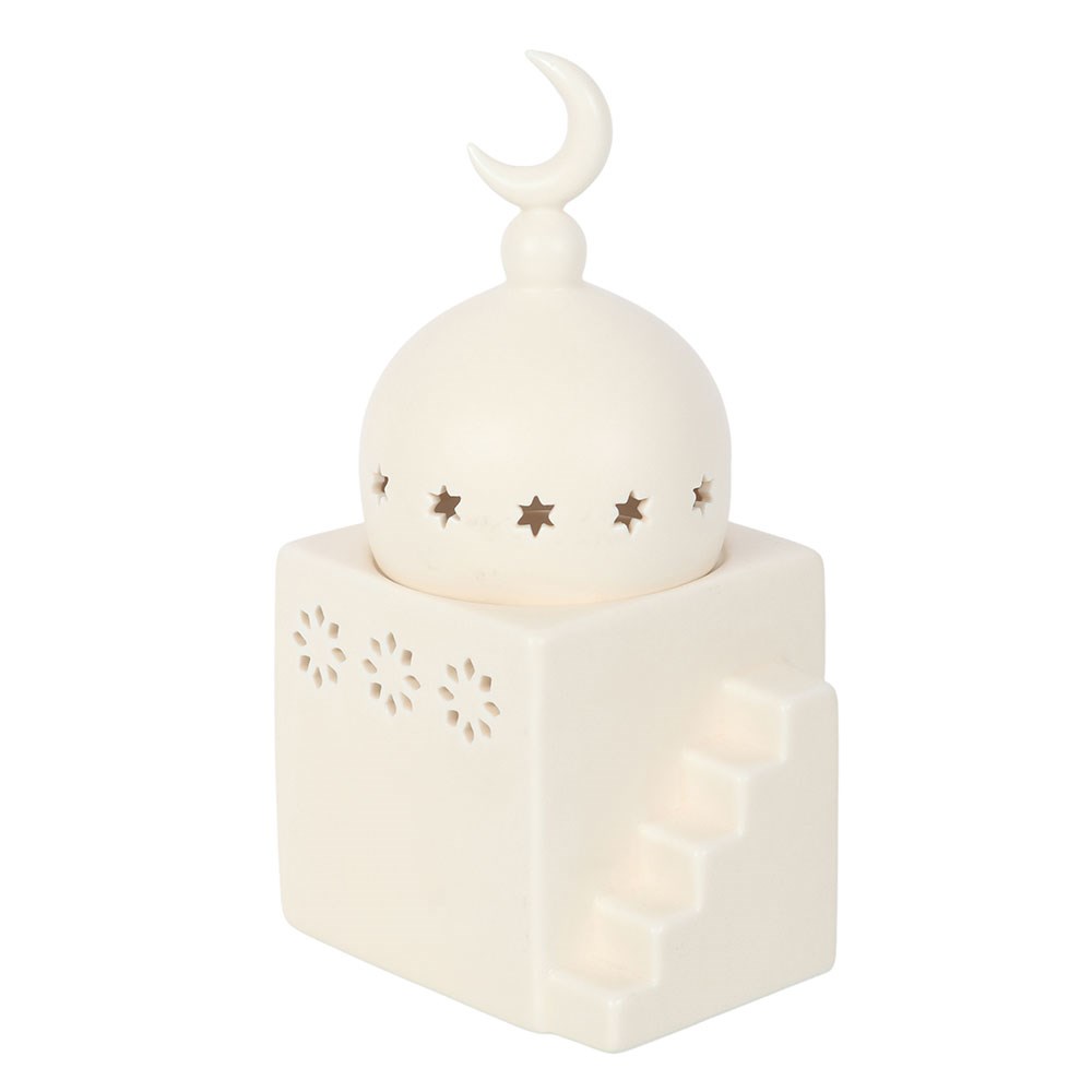 White Ceramic Mosque Multi-Purpose Burner2