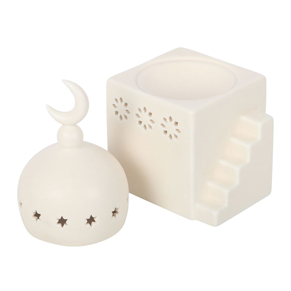 White Ceramic Mosque Multi-Purpose Burner3