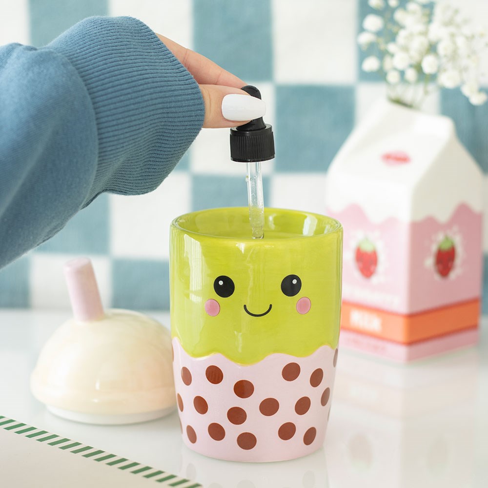 Kawaii Bubble Tea Oil Burner & Wax Warmer5