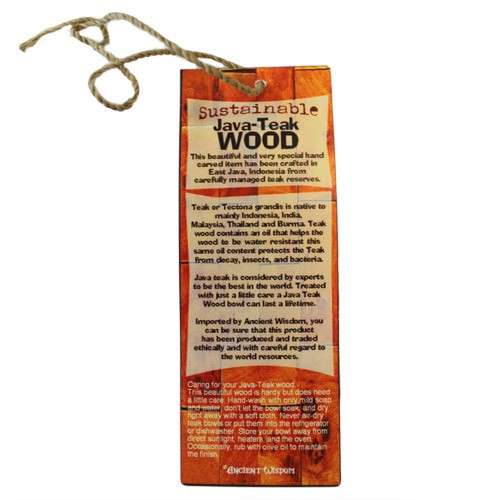 Large 50cm Artisan Java Teak Chopping Board with Handle2