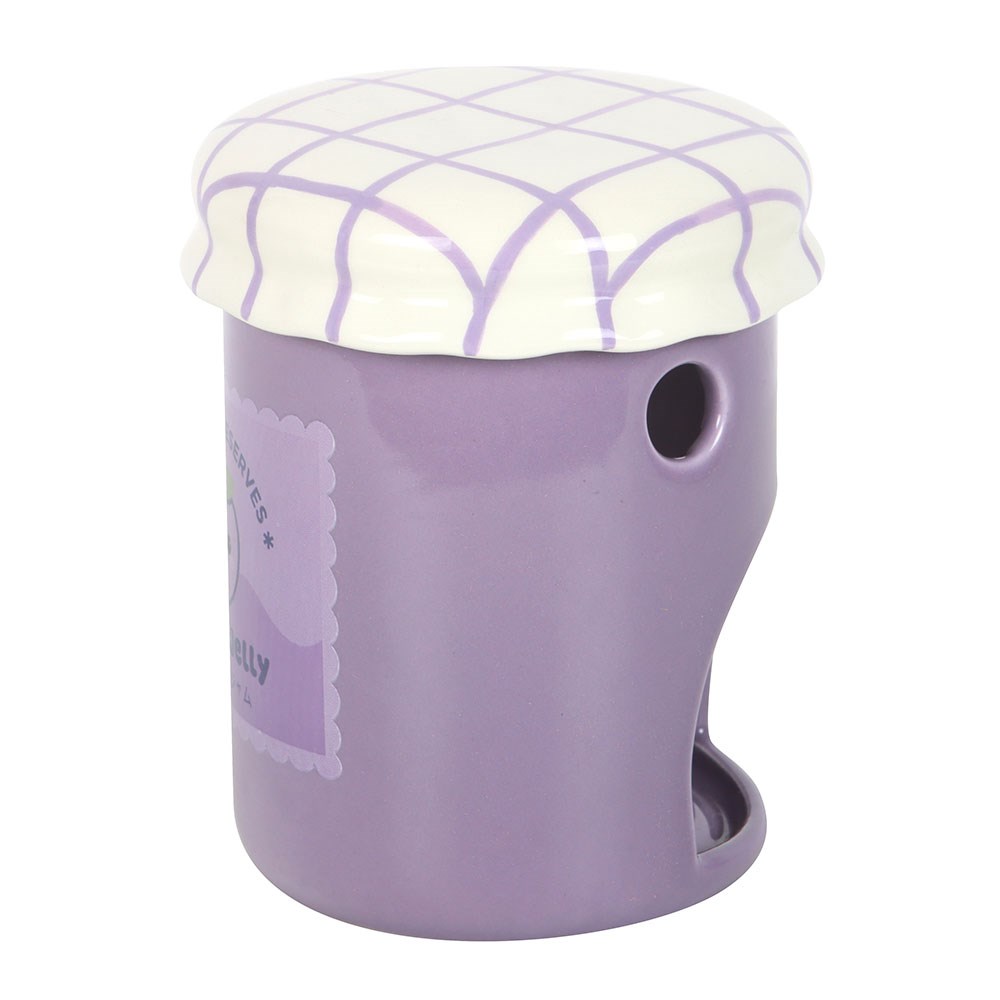 Grape Jelly Jar Ceramic Wax Warmer & Oil Burner2