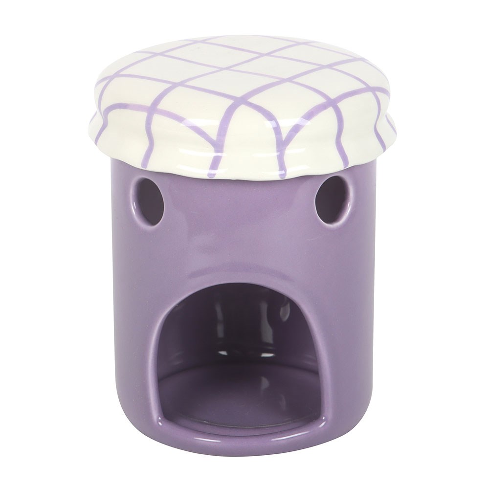 Grape Jelly Jar Ceramic Wax Warmer & Oil Burner3