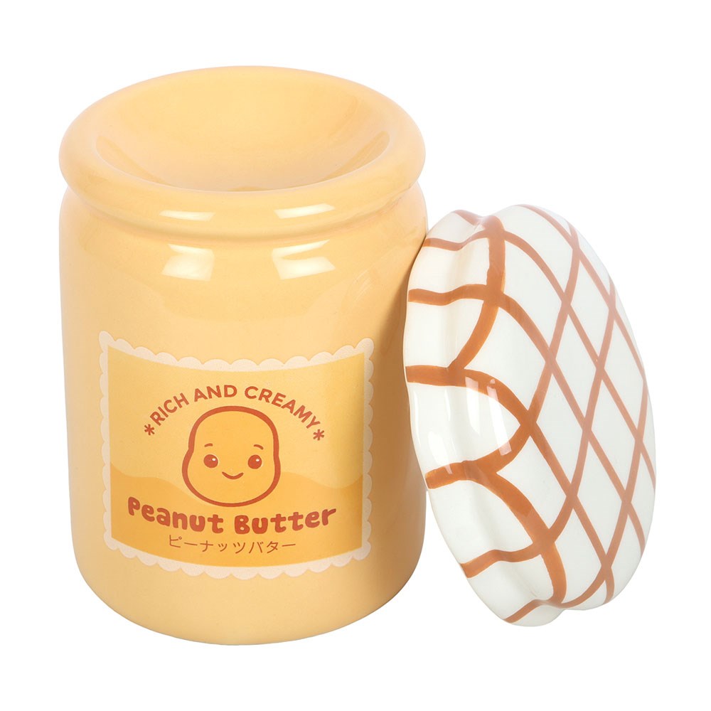 Peanut Butter Jar Ceramic Wax Warmer & Oil Burner1